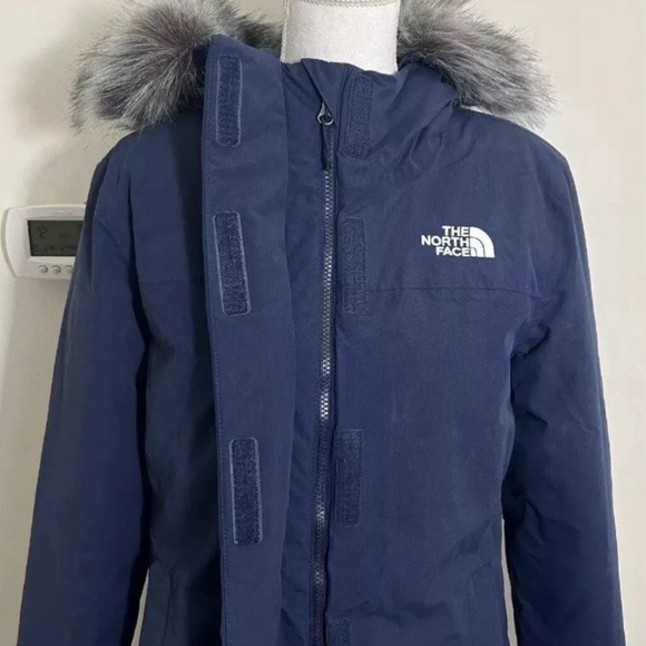 The North Face Women's Plus Arctic Parka Down Coat Summit Navy Size 3X New - Picture 2 of 8